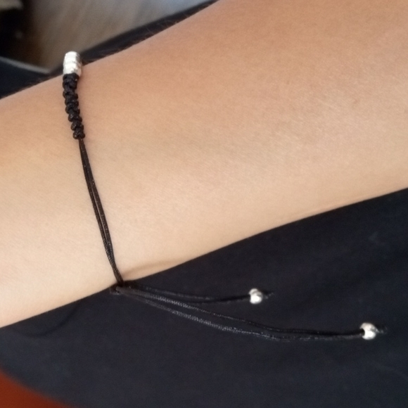 Sterling silver Halloween! Sugar skull Handmade women's skull bracelet - Picture 3 of 10